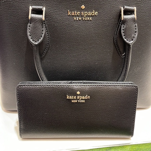 Kate Spade Darcy Large Slim Bifold Wallet 
Black - Picture 7 of 16